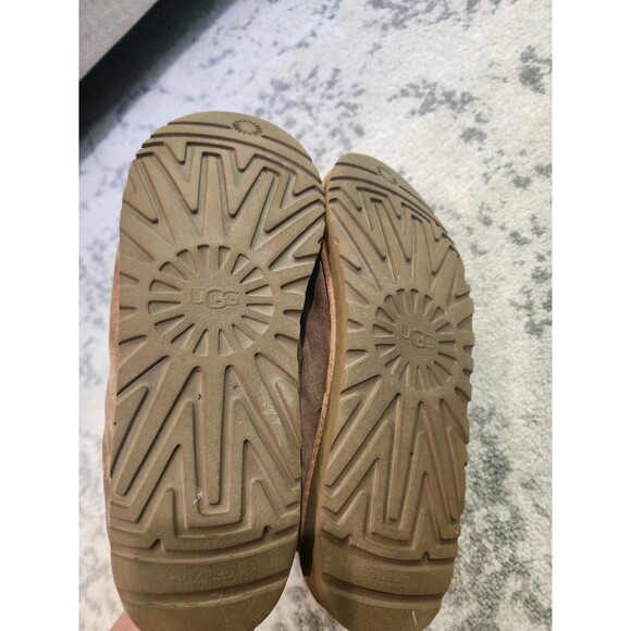 UGG Tasman Shoes Mens Size 12 Brown Suede Shearling Lined Clog Slippers 5950 main image 6